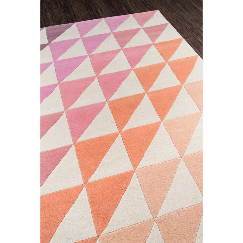 AgathaSide HandTufted Pink/Brown Area Rug & Reviews AllModern